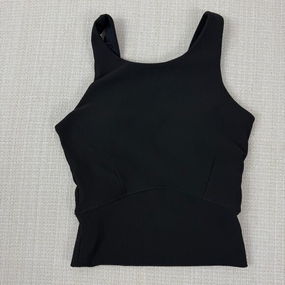 Move‎ Theology Cropped Activewear Black Tank Size XS - Picture 1 of 4